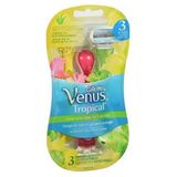 Lâminas De Barbear Descartáveis Gillette Venus Tropical 3 Cada Da Gillette (pacote Com 4)
