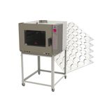 Forno Turbo A Gás 5 Níveis Prp-5000 Bivolt Progas + 5 Assadeiras Pão Hamburguer 20 Cav. Alu. 58x70