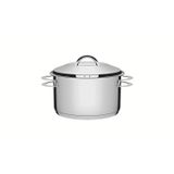 Caçarola Tramontina Solar Funda Em Aço Inox Fundo Triplo Com Tampa E Alças 16 Cm 1,8 L Tramontina
