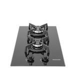 Cooktop de Mesa de Vidro com 2 Queimadores a Gás Suggar Preto Bivolt