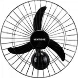 Ventilador de Parede Oscilante 60cm Bivolt Aço Preto Ventisol