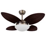 Ventilador De Teto Volare Bronze Vd28 Pétalo Marrom 127v