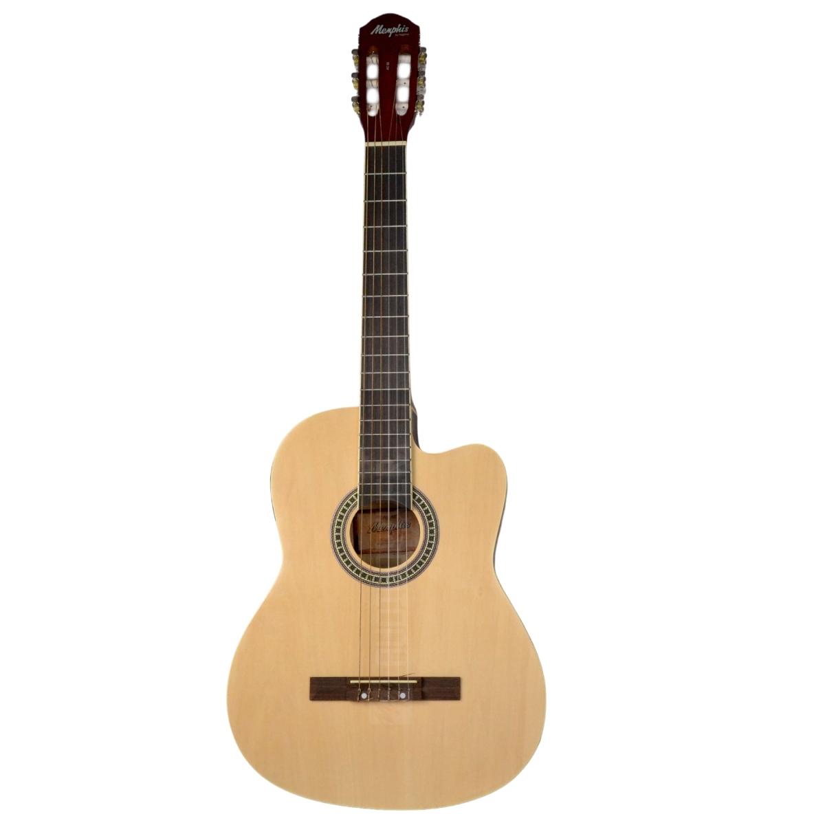 Violão Clássico Tagima Nylon Elétrico Memphis Ac-60 Ns Violao Eletroacústico Natural Fosco