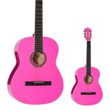 Outlet │ Violão Acústico Nylon Go Play Michael Vm15ny Pink