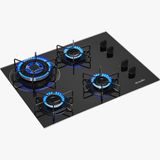 Fogão Cooktop 4 Bocas Mueller Mcg Tripla Chama - À Gás - Preto - Bivolt