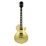 Guitarra Les Paul Gold Top Dourada Ouro Strinberg Lps230 Gd Com Escudo Branco Vintage Captação Com Dois Humbucker