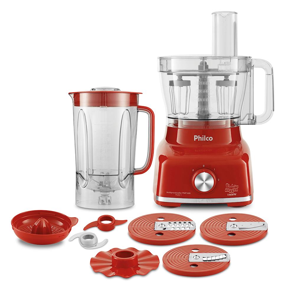 Multiprocessador Philco Pmp1600v 1400w Vermelho 220v