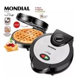 Maquina De Waffle Eletrica Maker Antiaderente 1200w Mondial