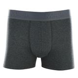 Cueca Boxer Masculina Mash Viscose Elástico Cinza Mescla Escuro P