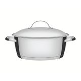 Caçarola Allegra Aço Inox Fundo Triplo Fogões De Indução 22 Cm 3,3l - Tramontina 62653221