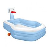 Piscina Inflável Infantil Com Cesta De Basquete 790l - Intex