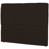 Cabeceira Casal Cama Box 195 cm London Corino Marrom - JS Móveis