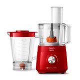 Processador Alimentos Philips Walita Ri7302 Vermelho 4 Acessórios 2 Velocidades