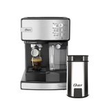 Kit Cafeteira nova Primalatte Inox E Moedor De Café Oster - 127v