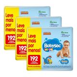 Kit 3 Lenços Umedecidos Babysec Galinha Pintadinha Ultrafresh 192 Unidades Cada