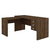 Mesa Para Home Office Me4106 03 Gavetas Nogal - Tecno Mobili