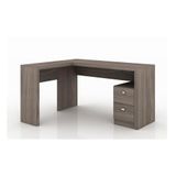 Mesa Para Home Office Com 02 Gavetas Me4129 Carvalho - Tecno Mobili