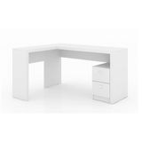 Mesa Para Home Office Com 02 Gavetas Me4129 Branco - Tecno Mobili