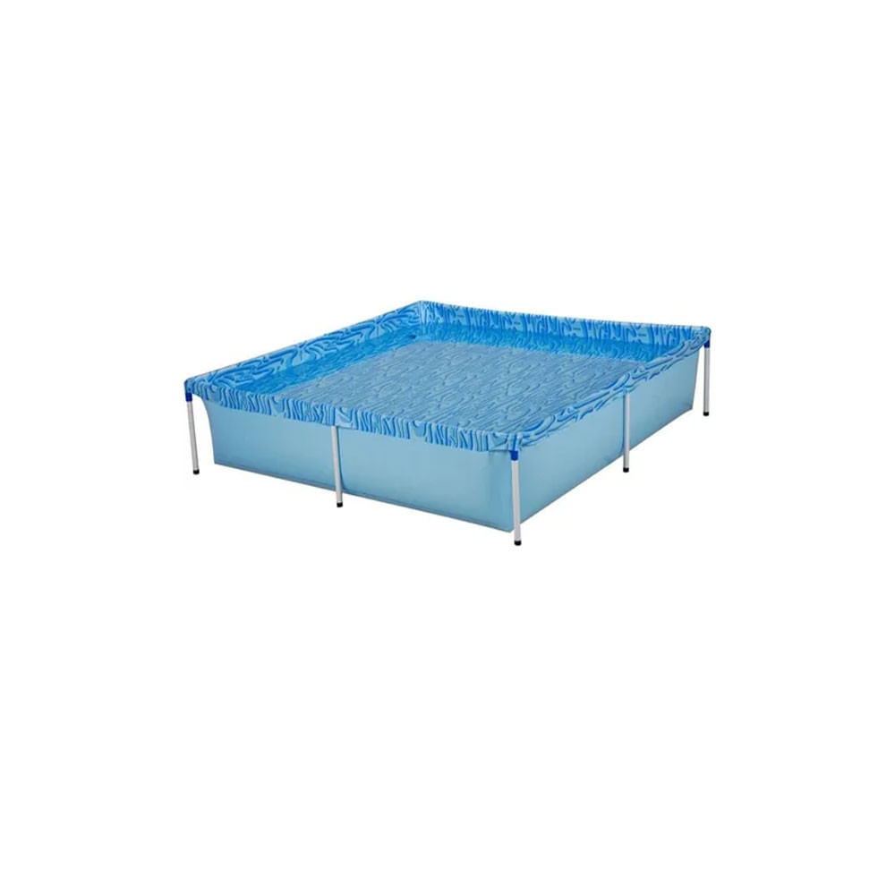 Piscina De Armação Retangular Em Pvc 1.500l Mor