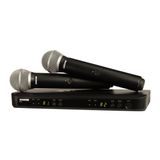 Microfone Shure Blx288/pg58 Duplo