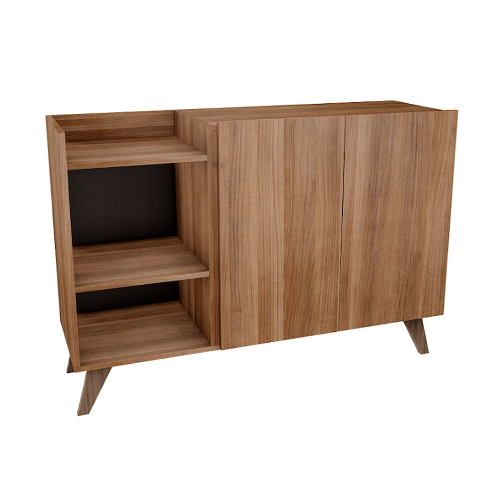 Balcão Multiuso Savannah Aparador Buffet Bar 78x113x38cm Estilare