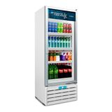 Refrigerador De Vitrine Metalfrio 509 Litros, Vf55al, Dupla Ação, Porta De Vidro, Branco