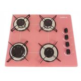 Fogão Cooktop 4 Bocas Ultrachama Rosa Chamalux