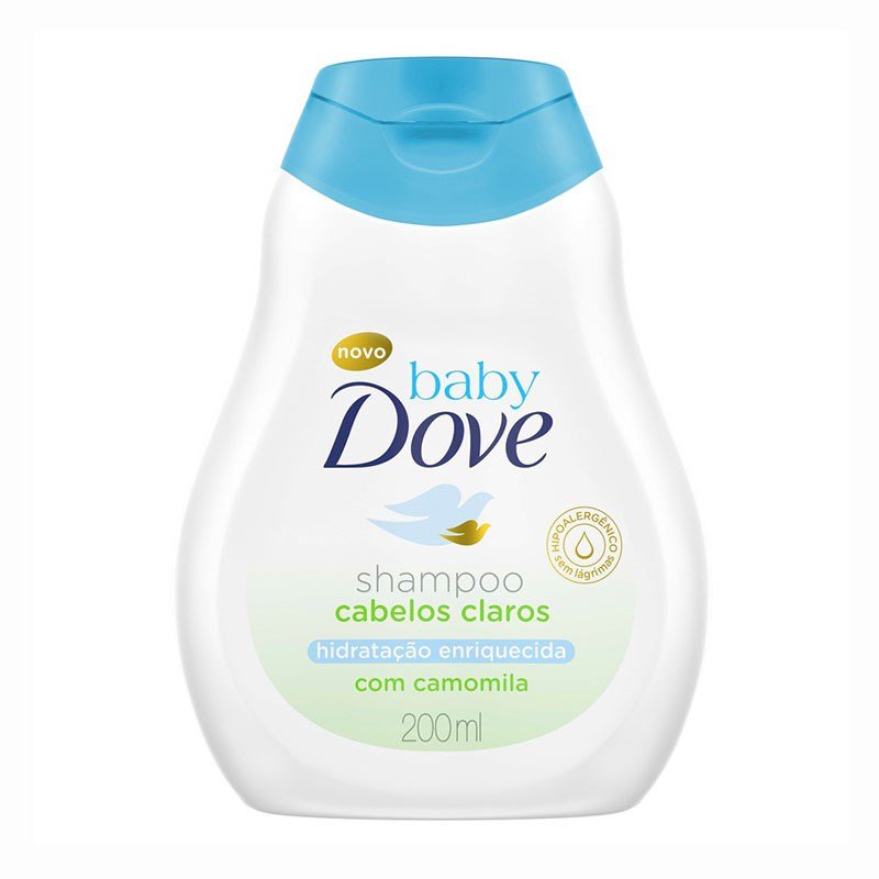 Shampoo Baby Dove Cabelos Claros Hidratação Enriquecida 200ml