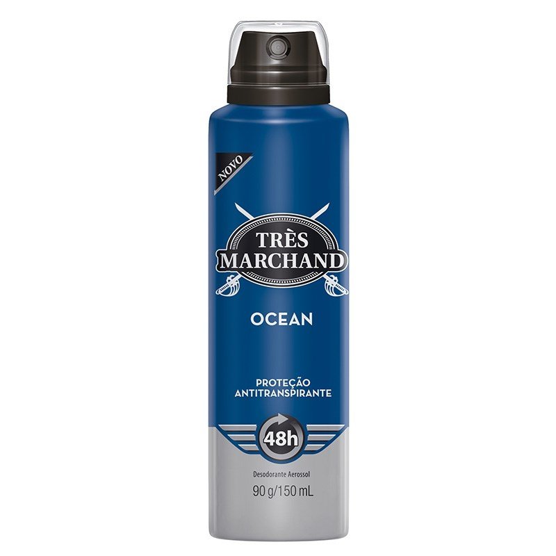 Desodorante Aerosol Tres Marchand Ocean 150g