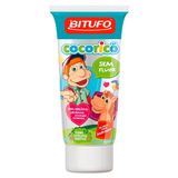 Gel Dental Bitufo Cocoricó Morango Sem Flúor 90g