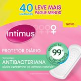 Protetor Diário Intimus Days Antibacteriana - 40 Unidades