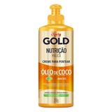 Creme Para Pentear Niely Gold Nutrição Óleo De Coco + Abacate 250g