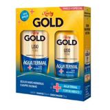 Kit Niely Gold Liso Pleno Shampoo 275ml + Condicionador 175ml