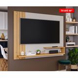 Painel Para Tv Até 50&quot; Dunas Permobili Off White/nature