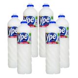 Detergente Lava Louças Ypê Coco Toque Suave 500ml Kit 6