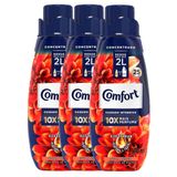 Kit Com 3 Amaciante Concentrado Comfort Hydra Sérum 500ml