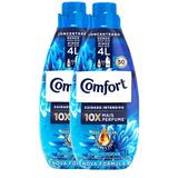 Kit Com 2 Amaciantes Concentrado Comfort Cuidado Intensivo 1l