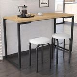 Kit Mesa De Cozinha 120cm Com 2 Banquetas F02 Nature/branco