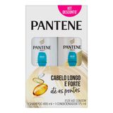 Kit Pantene Shampoo 400ml+ Condicionador 175ml Brilho Extremo