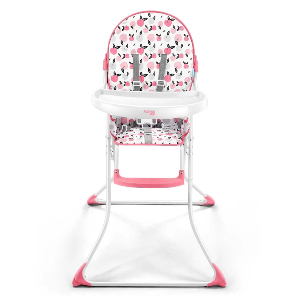 Cadeira De Alimentação Alta Slim 6m-15kg Rosa Multikids Baby - Bb370