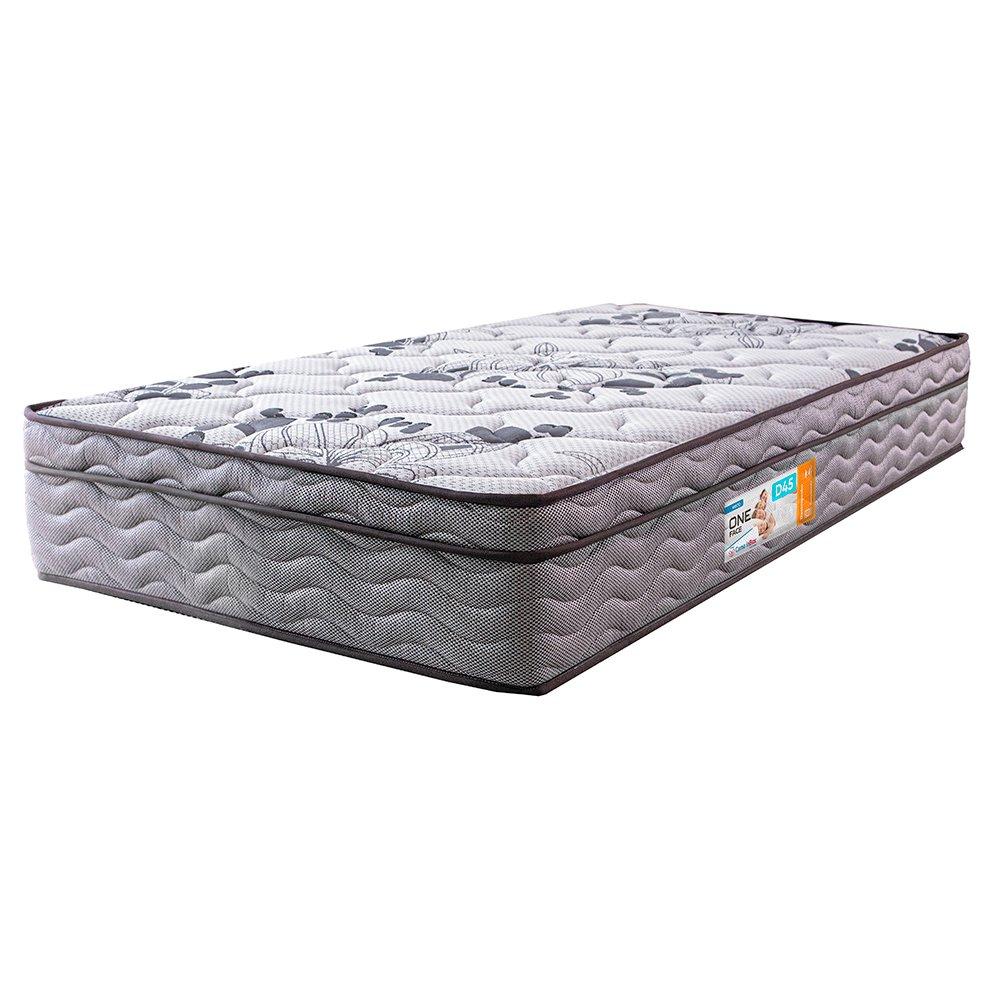 Colchão Solteiro Ortopédico 88x188x28 One Face Espuma D45 Cinza - Carrefour