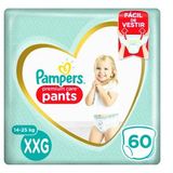 Fralda Pampers Premium Care Pants Top Tamanho XXG 60 unidades