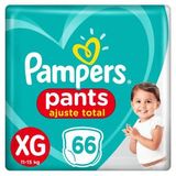 Fralda Pampers Pants Ajuste Total Top Tamanho XG 66 Unidades