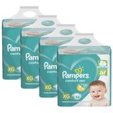 Kit Fralda Pampers Confort Sec Nova Super Tamanho XG 232 Unidades