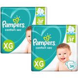 Fralda Pampers Confort Sec Tamanho XG com 68 Unidades