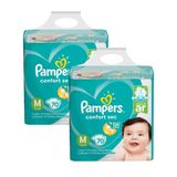Kit Fralda Pampers Confort Sec Super Tamanho M 140 unidades