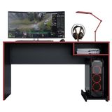 Mesa Gamer Escrivaninha Para Computador Pixel Preto Caemmun