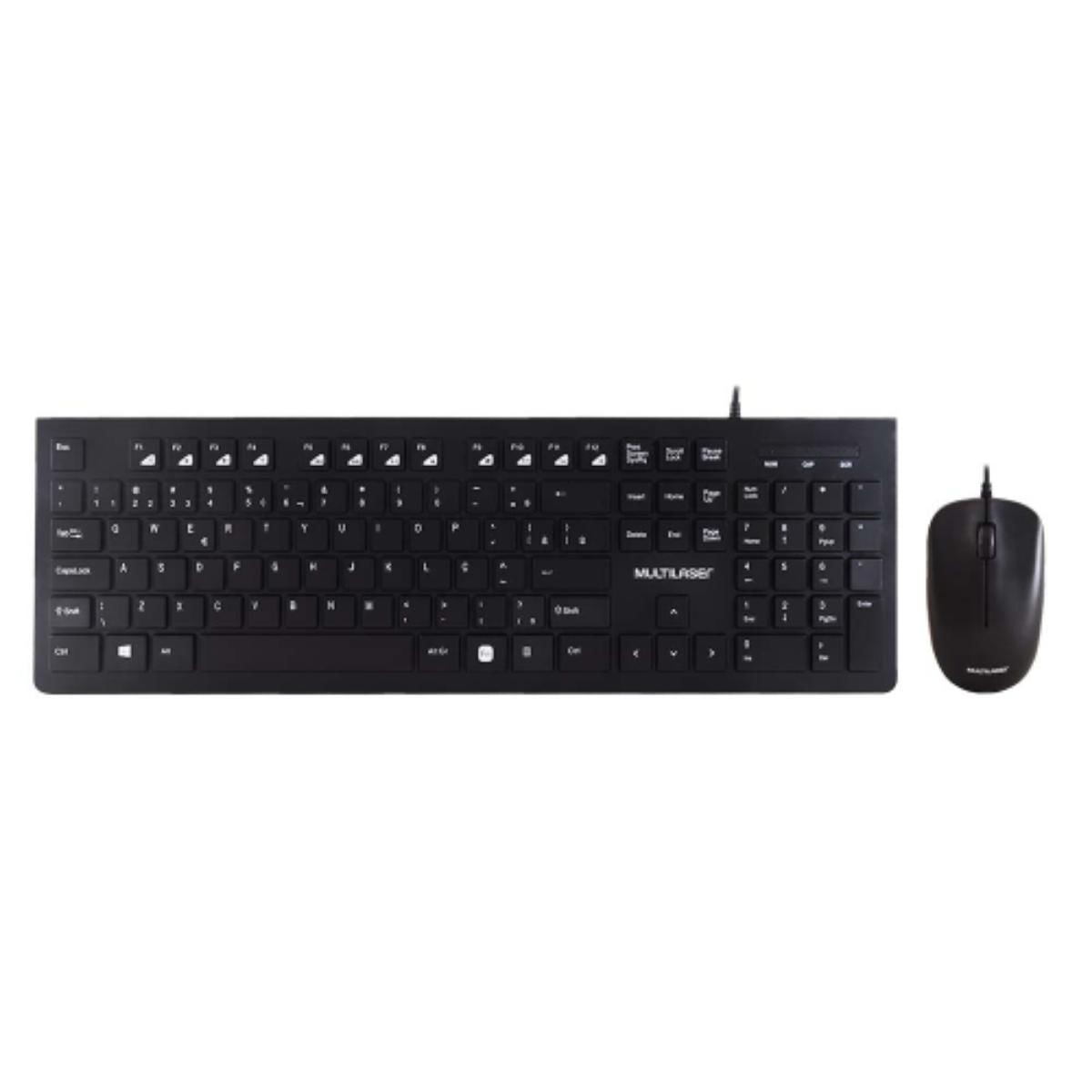 Teclado Multimídia 12 Funções E Mouse Multilaser Tc240