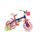 Bicicleta Infantil Aro 12 Com Rodinhas Menina - Show Da Luna - Nathor