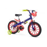 Bicicleta Infantil Aro 16 Com Rodinhas Menina - Show Da Luna - Nathor